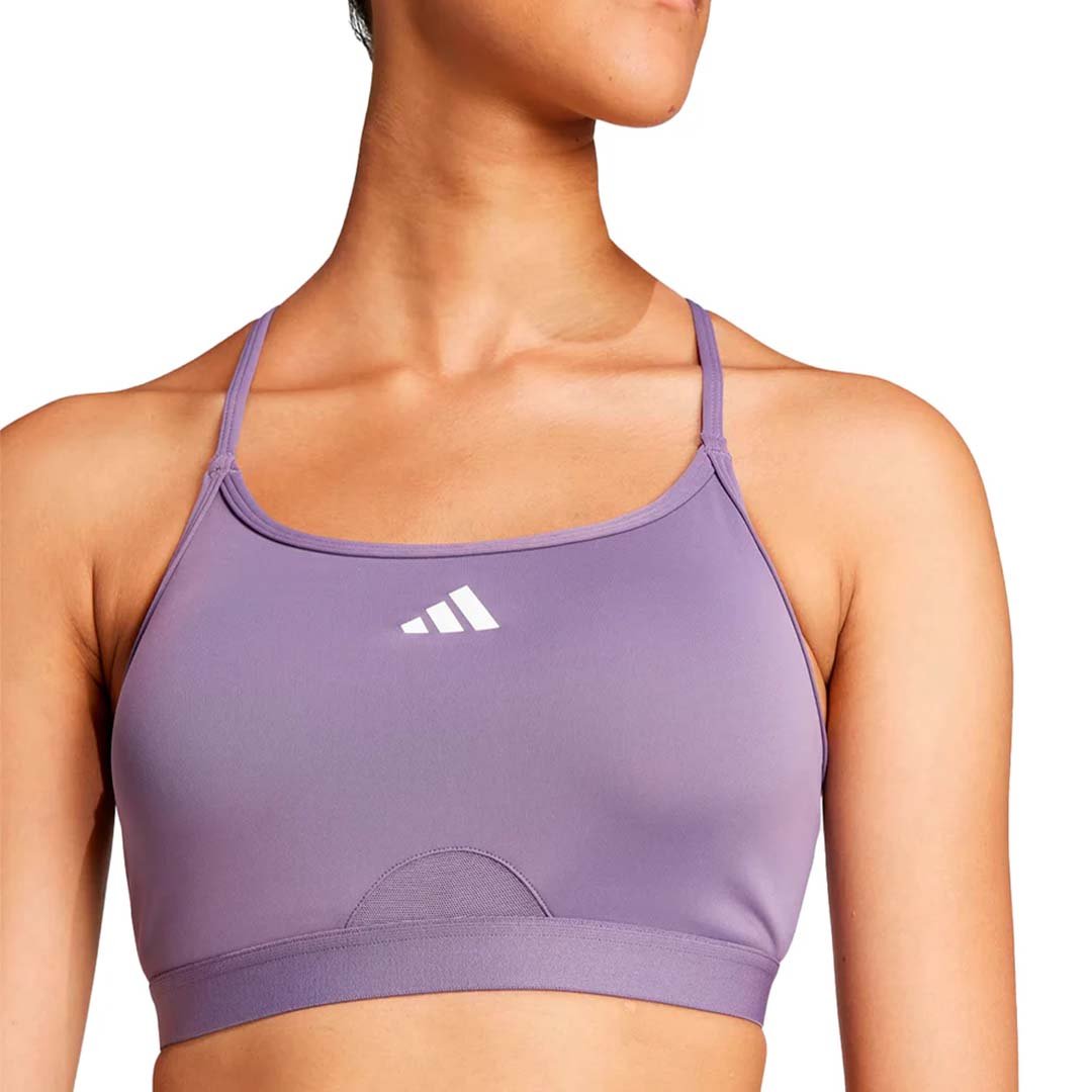 Top Bra Morado Adidas Original Talla S